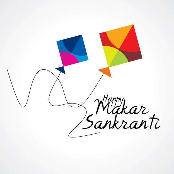 Festival de Makar sankranti — Vector de stock