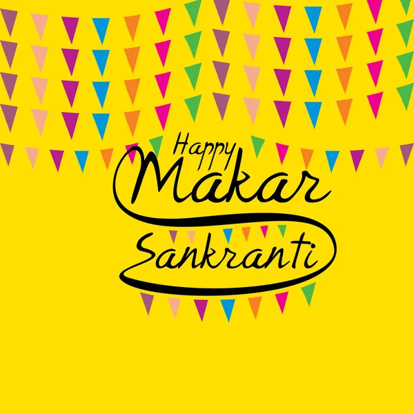 Festival de Makar sankranti — Vector de stock