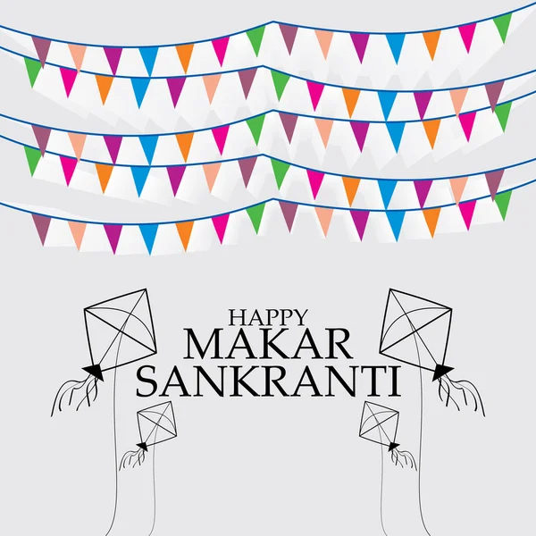 Festival di Makar sankranti — Vettoriale Stock