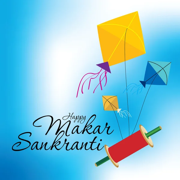 Makar sankranti-Fest Stockvektor