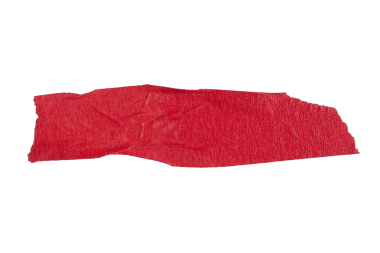 Saydam arkaplanda yırtılmış kağıt yapıştırıcı kırmızı maskeleme bandı