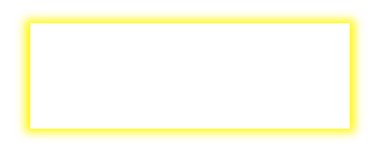 Yellow glowing rectangular frame isolated on transparent background