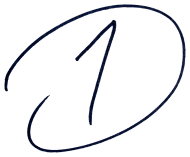 El çizimi 1 numaralı siyah daire, işaretleyici çizim sembolü şeffaf arkaplanda izole edildi