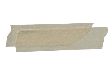 Yapışkan yırtık kağıt maskeleme bandı şeffaf arkaplanda izole