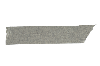 Yapışkan yırtık kağıt maskeleme bandı şeffaf arkaplanda izole