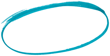 Hand drawn blue marker circle sketch, abstract ink oval stroke for highlight, emphasis, underline, business note, doodle design, isolated simple round shape element on transparent background