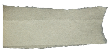 Şeffaf arka planda yırtık kağıt parçası. Png kağıdı.