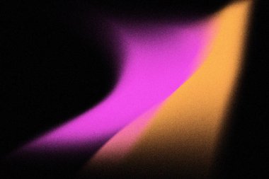 Soyut pembe ve turuncu parlak ışık dalgası bulanık desen ve hareket bulanıklığı etkisi dijital kaplama ve tasarım için siyah arkaplan üzerinde