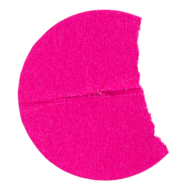 PNG Boş pembe yapıştırılmış yapışkan yuvarlak etiketli tasarım ögesi