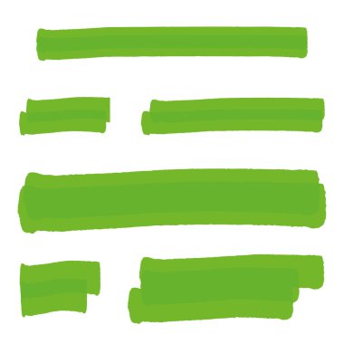 Pembe vurgu fırça çizgileri vektör illüstrasyon tasarım ögesi