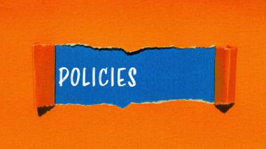 Yırtılan kağıt arkaplanındaki iletiyi güncelleme politikaları