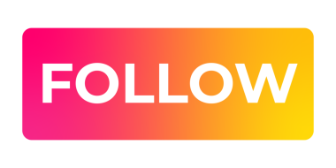 Şeffaf Arkaplan PNG üzerinde izole edilmiş Yuvarlak Köşeli Düğme Gradyan Sancağını Takip Et