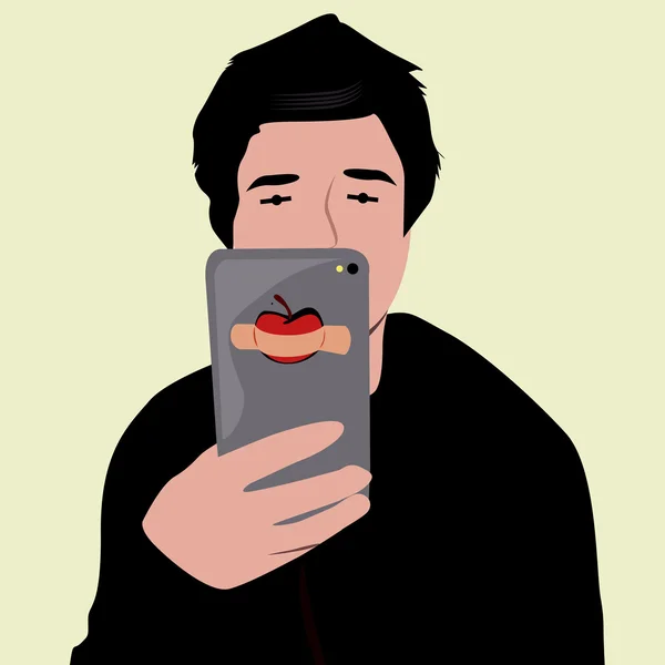 Erkekler selfie ateş