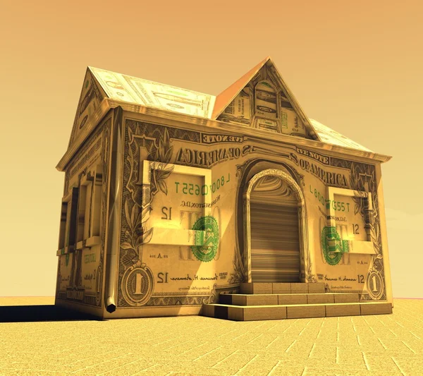 Dollar hus — Stockfoto
