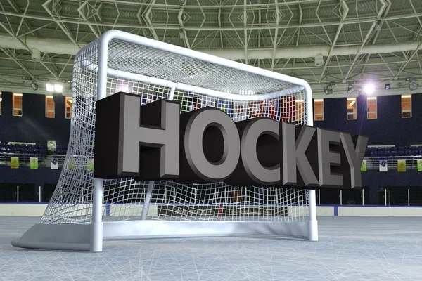 EE.UU. Hockey NHL juego 3d imágenes — Foto de Stock