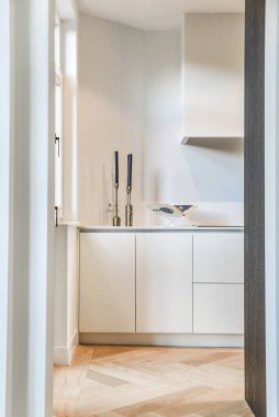 Güzel mutfak manzarası.