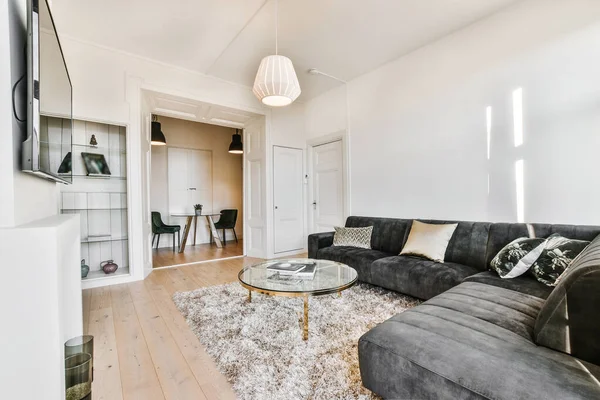 Lüks oturma odası iç tasarımı