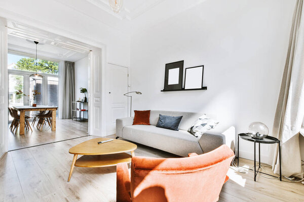 Living room in light house