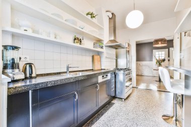 Geniş mutfak tasarımı