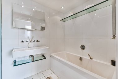 Zarif banyo tasarımı.