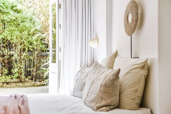 Luksusowy design sypialni — Zdjęcie stockowe
