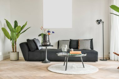 Parlak oturma odası