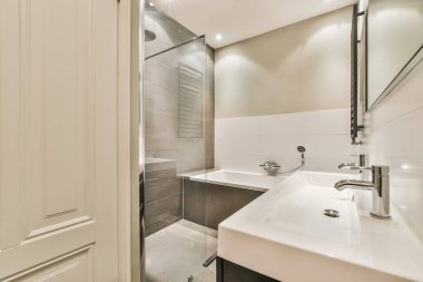 Zarif banyo tasarımı.