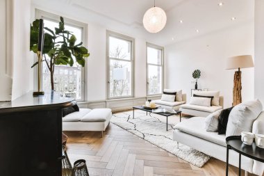 Parlak oturma odası