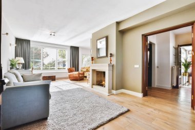 Parlak oturma odası