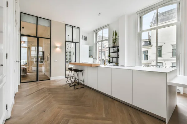 Beautiful kitchen design — Stock Photo, Image