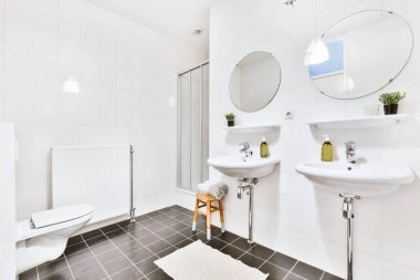 Zarif banyo tasarımı.