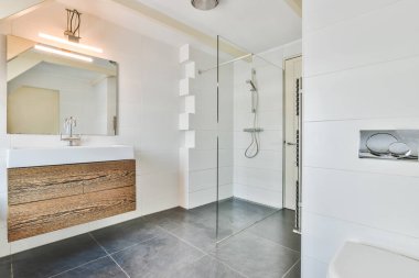 Zarif banyo tasarımı.