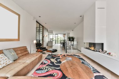 Parlak oturma odası