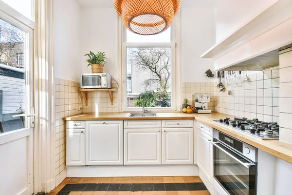 Güzel mutfak tasarımı — Stok fotoğraf