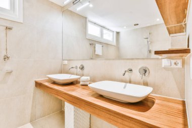 Zarif banyo tasarımı.