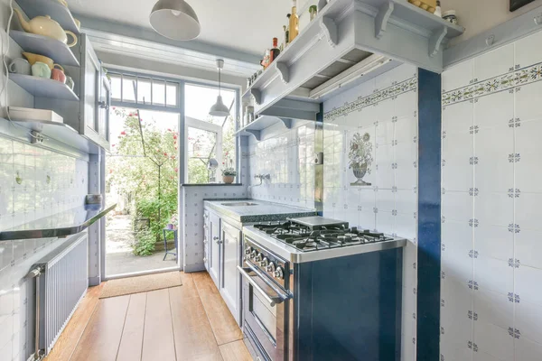 Beautiful kitchen design — Stock Photo, Image