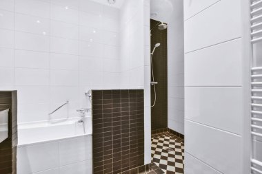 Zarif banyo tasarımı.