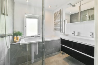 Zarif banyo tasarımı.