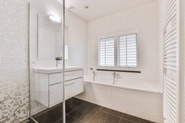 Zarif banyo tasarımı.