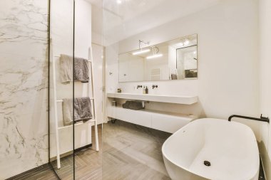 Zarif banyo tasarımı.