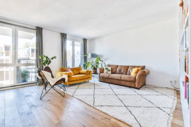 Parlak oturma odası