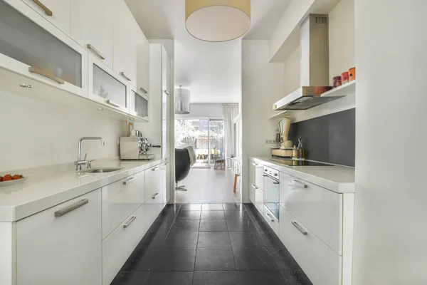 Bella cucina di design — Foto Stock