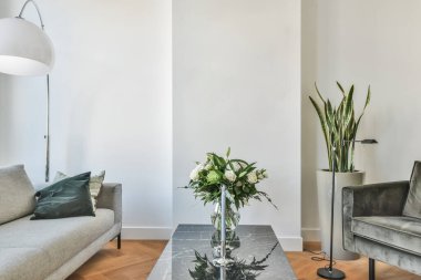 Parlak oturma odası