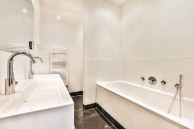 Zarif banyo tasarımı.