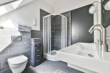 Zarif banyo tasarımı.