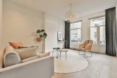 Parlak oturma odası