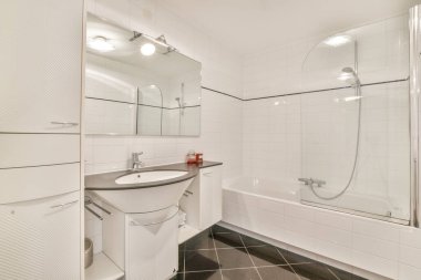 Zarif banyo tasarımı.