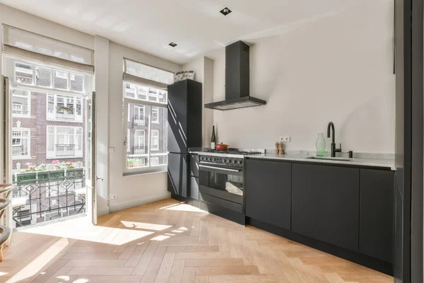 Beautiful kitchen design — Stock Photo, Image