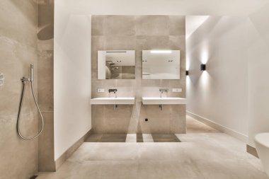 Zarif banyo tasarımı.