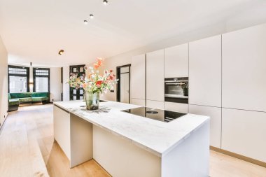 Geniş mutfak tasarımı